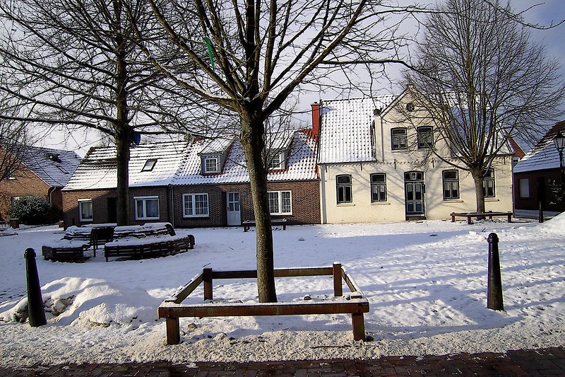 Marktplatz im Winter