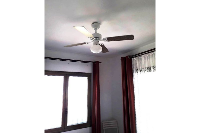 Ventilatoren in allen Schlafzimmern