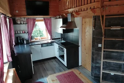 Hütte-Nicole direkt neben Skipiste