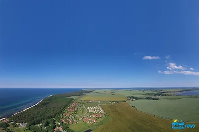 Feriendorf, ca 400m zum Strand