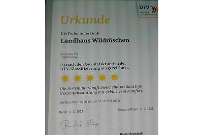 5-Sterne Landhaus - direkt bei Binz