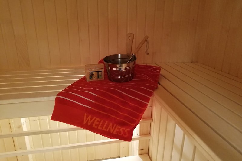 Finnische Sauna für 3 Personen zum Liegen
