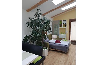 Ferienhaus mit Gartenblick