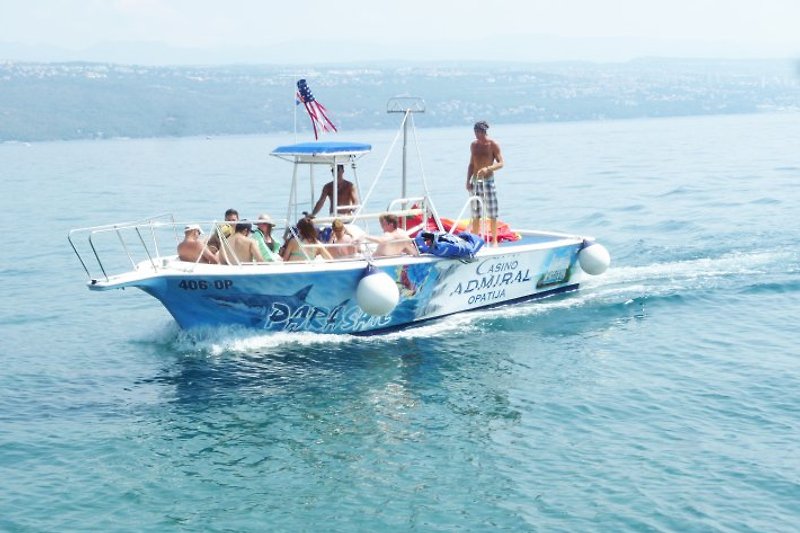 Boot für parasailing
