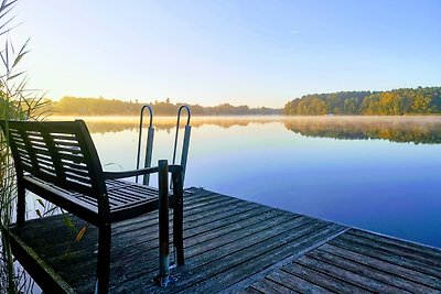 Bungalow am Schlabornsee mit Kanu