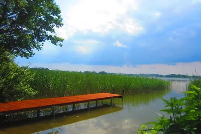 FH Dompfaff mit Boot & Steg am See