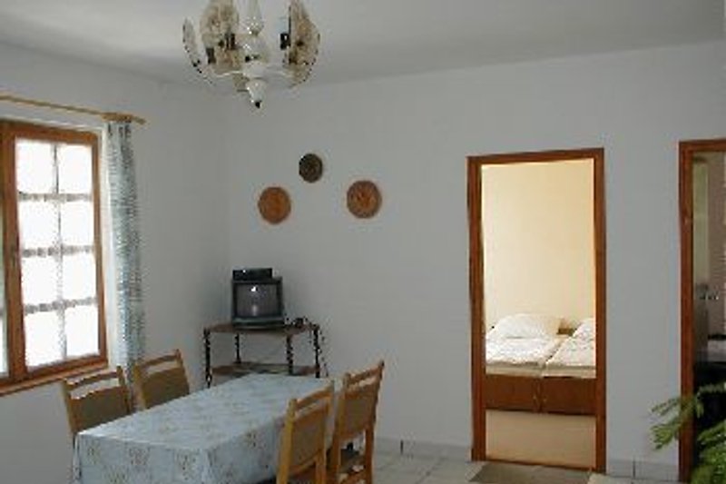 There are 4 separate appartements in the house. Each are for 4-5 persons.
