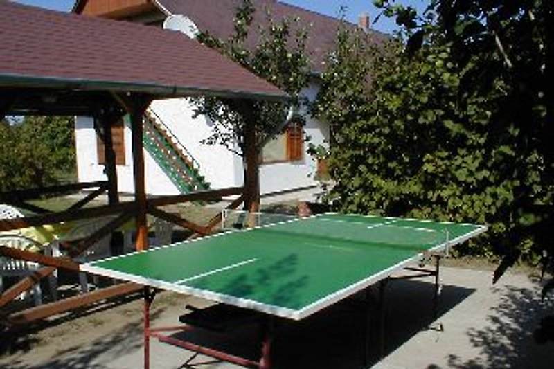 table tennis and gardengrill