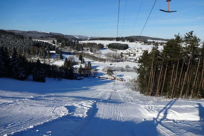 Skilift Kahle Pön - 500m vom Ferienhaus entfernt