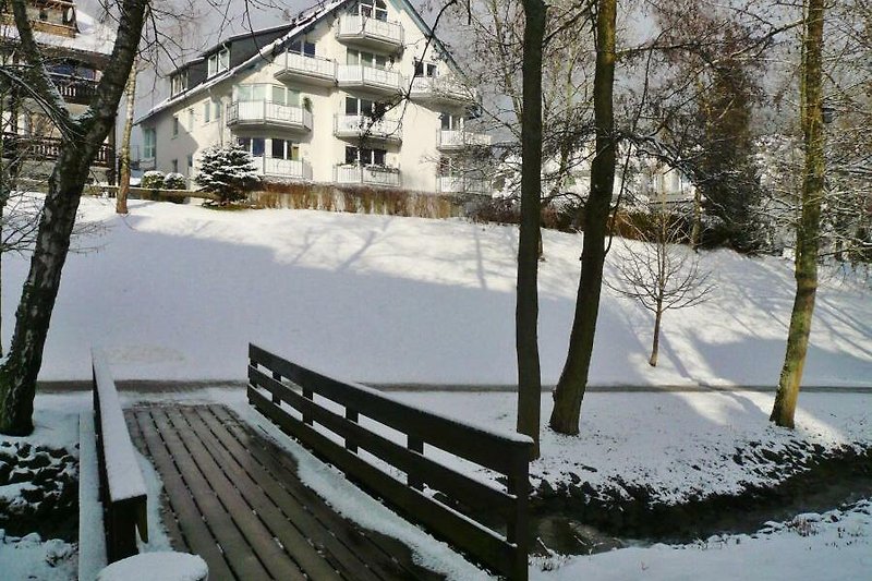 Haus 28c am Kurpark im Winter
