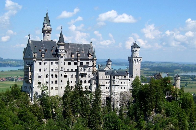 Ausflugsziel Schloss Neuschwanstein in 55km