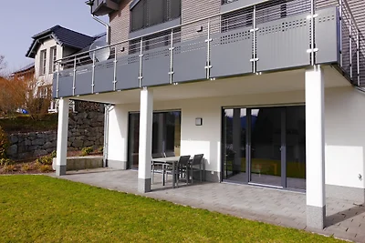 Fewo BERGSICHT + Garten im Zentrum