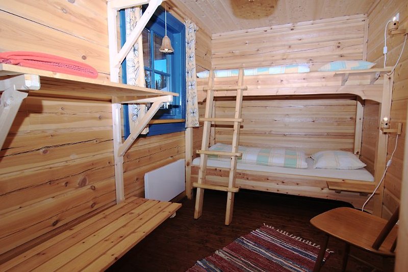 Zweites Schlafzimmer mit Stockbett - Fallschutz für Kinder vorhanden