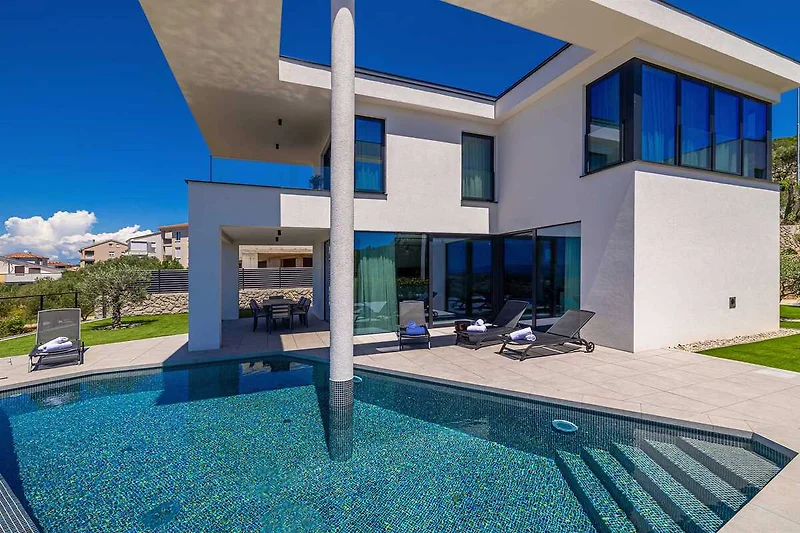 Luxusvilla 45°