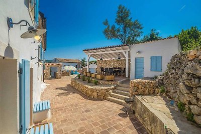 Luxury stone house Neva with pool