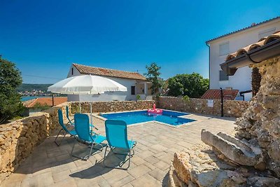 Luxury stone house Neva with pool