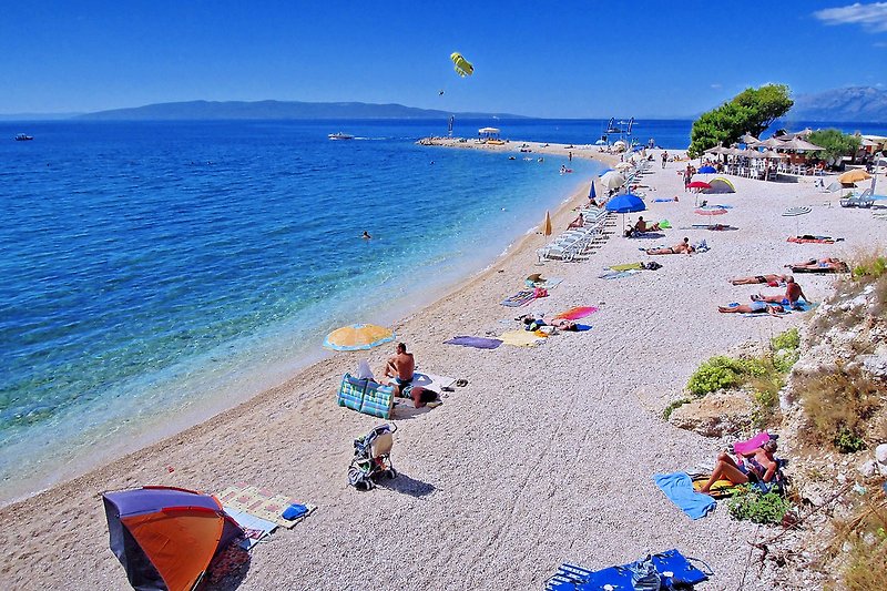 Strand in Makarska