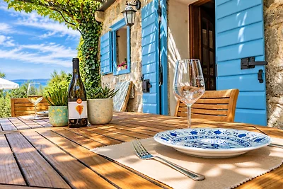 Ferienhaus Elly  Pool und Meerblick