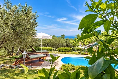 Ferienhaus Elly  Pool und Meerblick