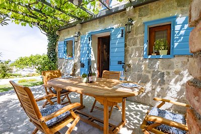 Ferienhaus Elly  Pool und Meerblick