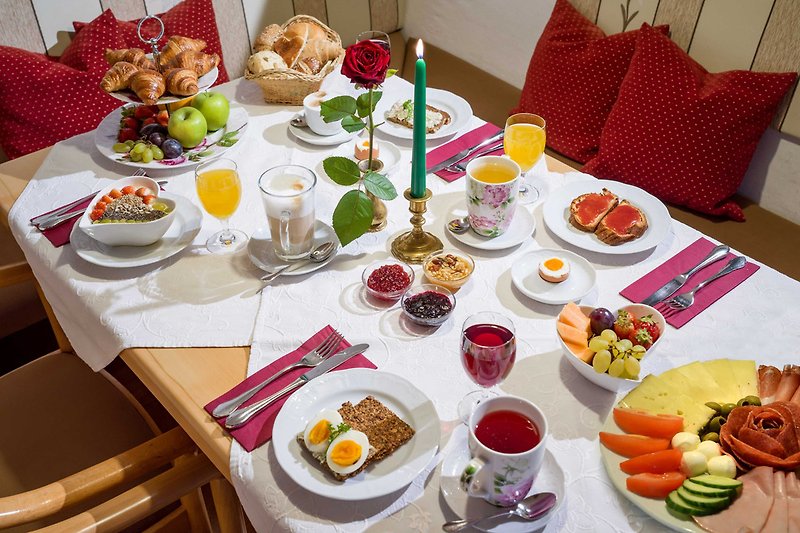 Der beste Start in den Tag - Rosenhof Frühstück - Urlaub mit Kind und Hund
