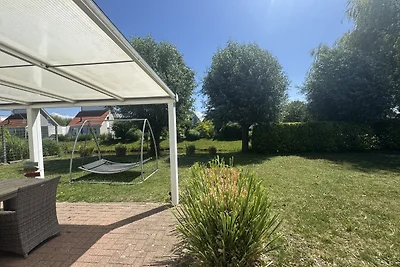 Ferienhaus mit Sauna in Strandnähe