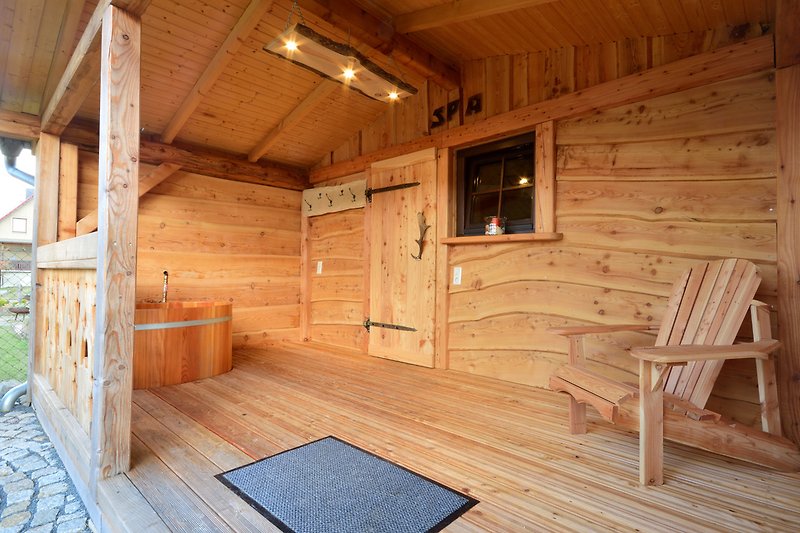 Bain Kneipp dans la maison de sauna