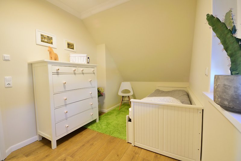 Schlafzimmer 3 mit 2 Einzelbetten (ausschiebbar)