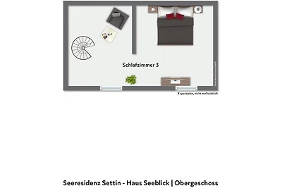 Haus Seeblick mit Steg und Boot