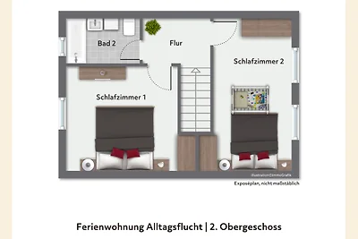 Fewo Alltagsflucht mit Ostseeblick