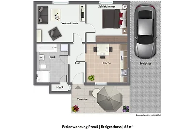 Ferienwohnung Preuß Schweriner See