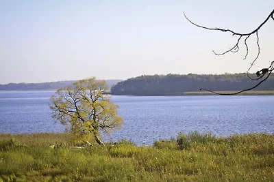 Finnhütte am See mit Seeblick