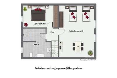 Ferienhaus am Langhagensee mit Seeblick