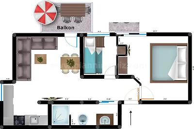FeWo OSTSEE - Vista mare+balcone, 2SZ