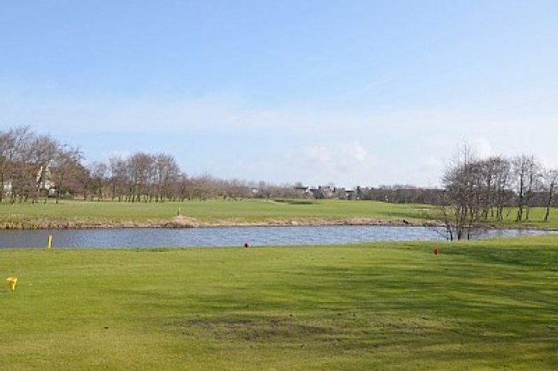Blick auf den Golfplatz