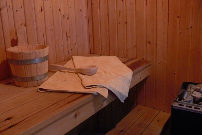 The sauna, pure relaxation