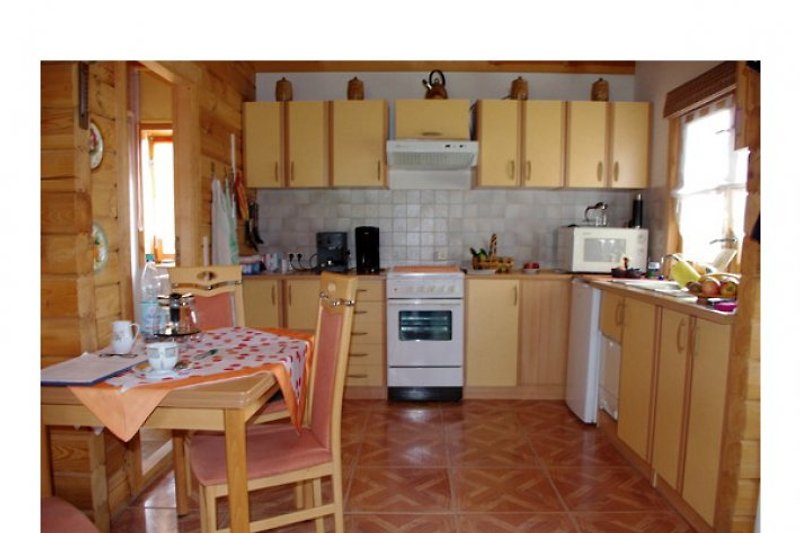 Fully equipped kitchen with everything you need for your vacation.