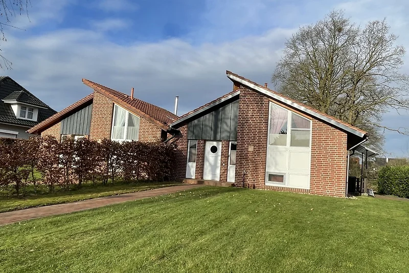 Frontansicht unseres Ferienhauses