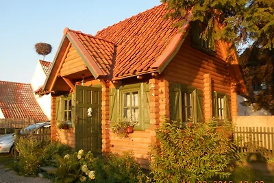Summerhouse di travi in ​​legno