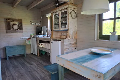 Sommerhaus aus Holzbalken