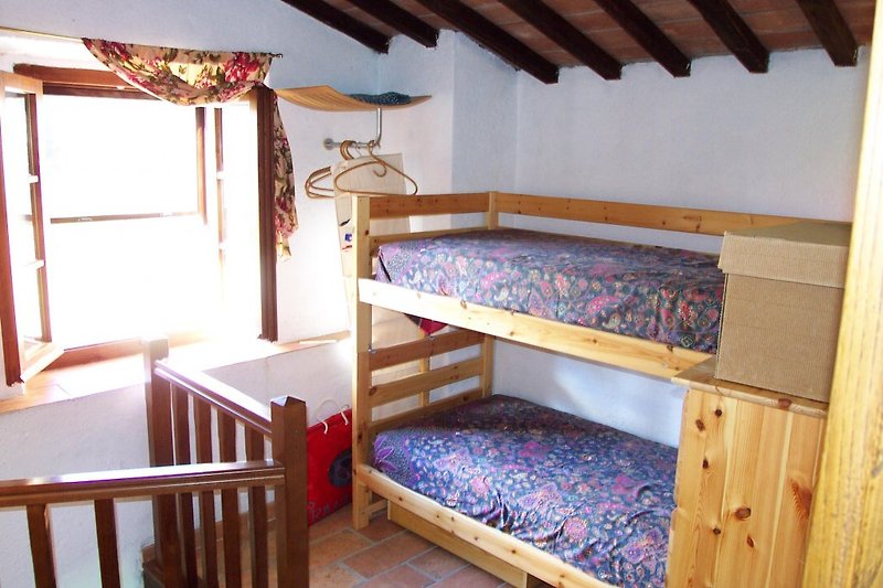 Bunk bed upstairs