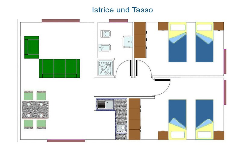 Wohnungen Istrice (EG) und Tasso (OG)