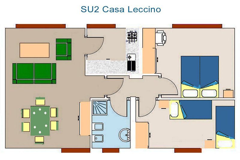 Casa Leccino, alleinstehend