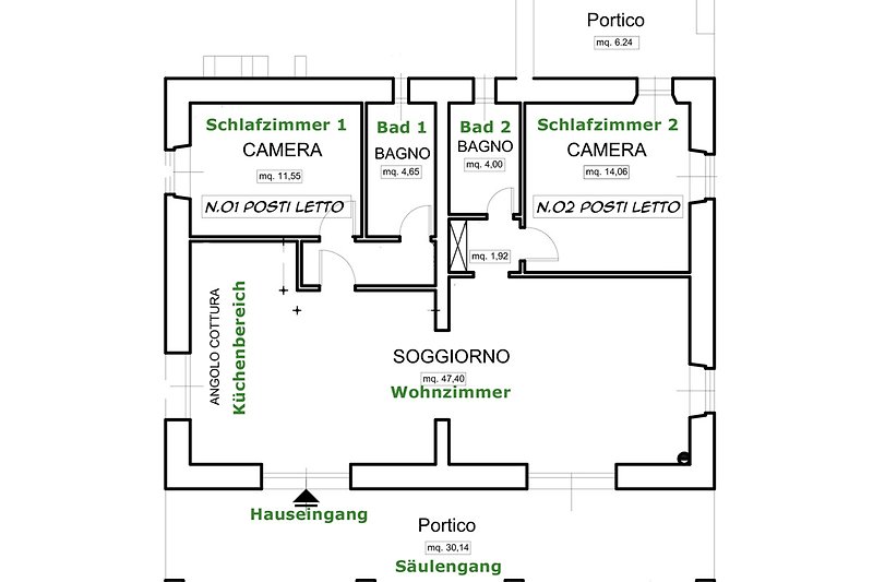 Casa Ramerino floor plan