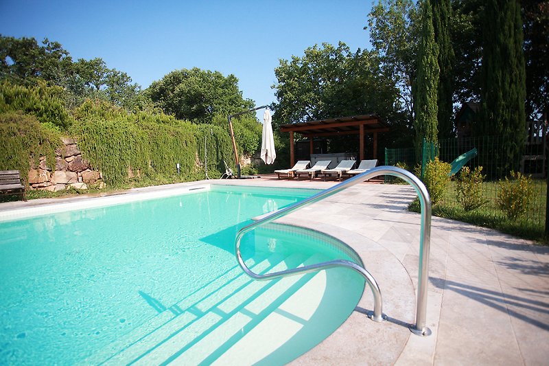 Pool mit bequemer Treppe