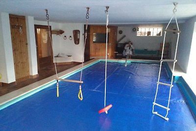 Casa de vacaciones con piscina y sauna
