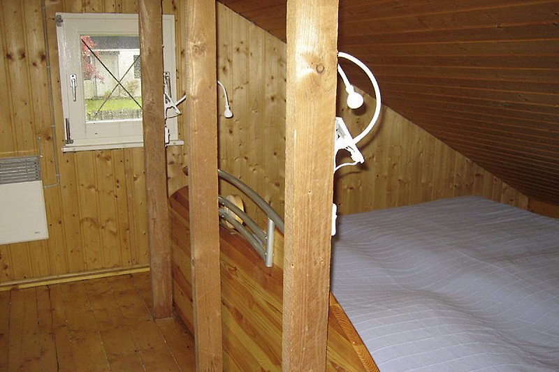 Schlafzimmer unter dem Dach