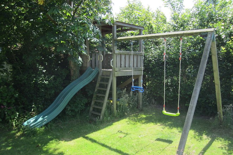 Kids playground in garden