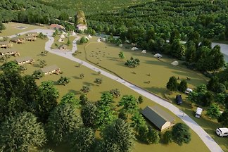 Cabaña Vacaciones de golf Camporgiano