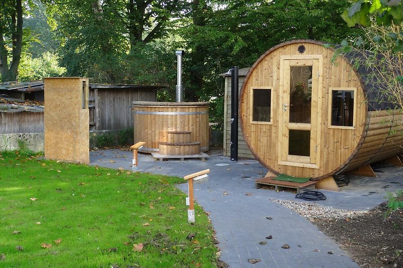 Sauna und Hottube